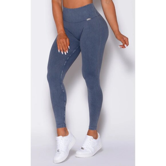 Bombshell Sportswear Blue Leggings - Picture 2 of 10
